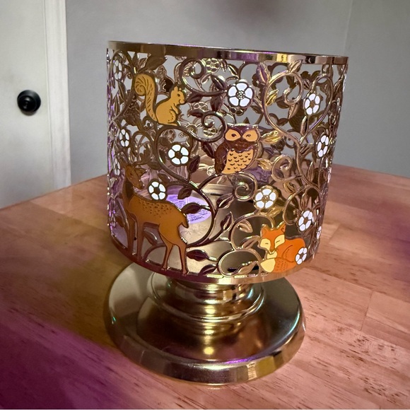 🦊🐿️ Bath & Body Works Forest Friends 3-Wick Holder 🦌🦉 - Picture 1 of 3